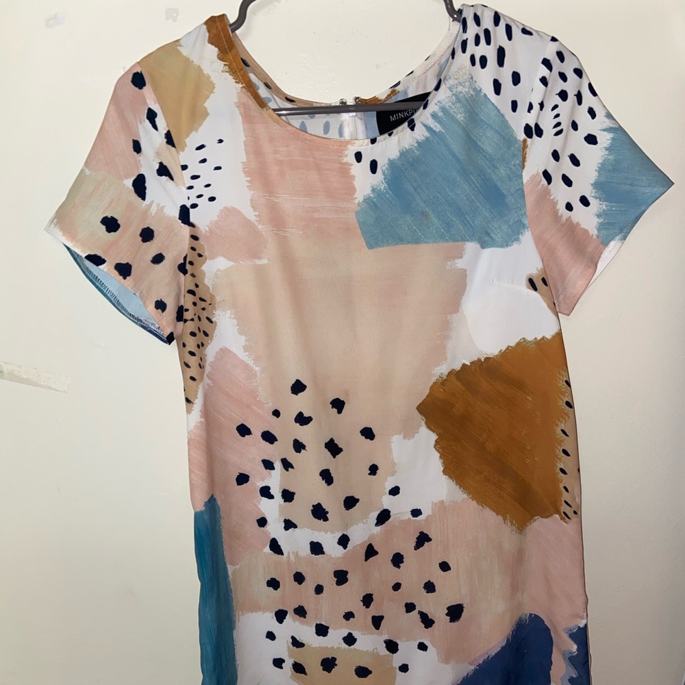Minkpink colorful shift dress